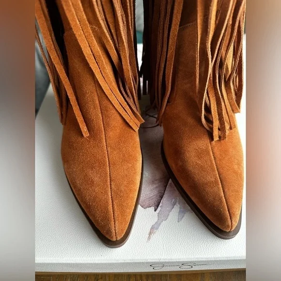 Jessica Simpson fringe western boot NIB Size 7 1/2 - Picture 10 of 10